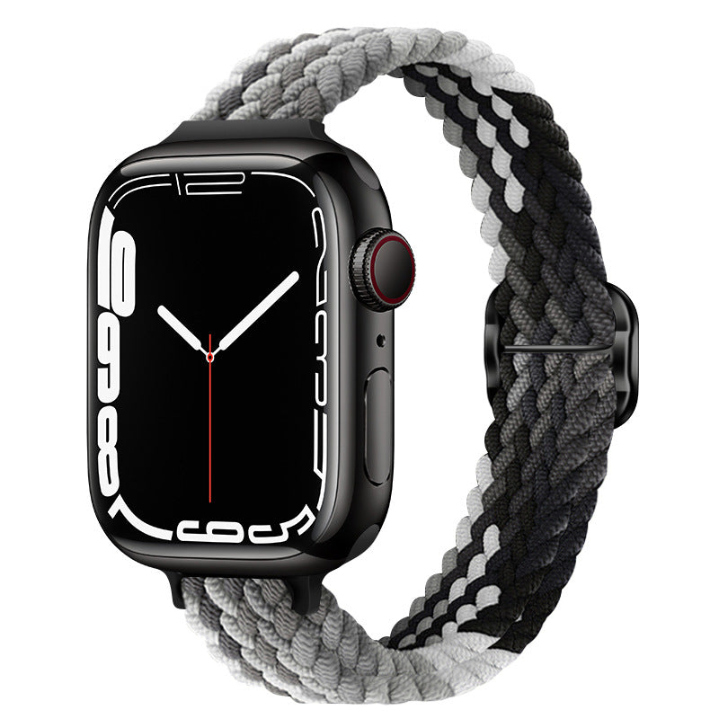 Knitted nylon watch strap suitable for Apple Watch Series 1-11,Ultra 1-3