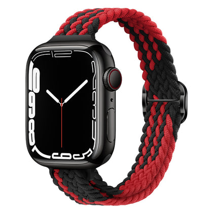 Knitted nylon watch strap suitable for Apple Watch Series 1-11,Ultra 1-3