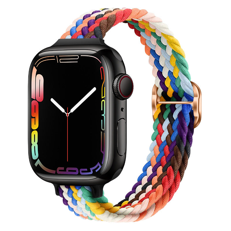 Knitted nylon watch strap suitable for Apple Watch Series 1-11,Ultra 1-3