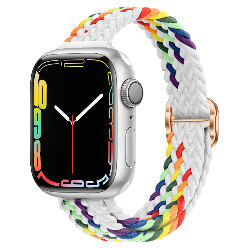 Knitted nylon watch strap suitable for Apple Watch Series 1-11,Ultra 1-3