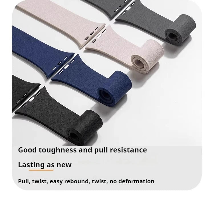 Silicone Magnetic Strap For Apple Watch Band