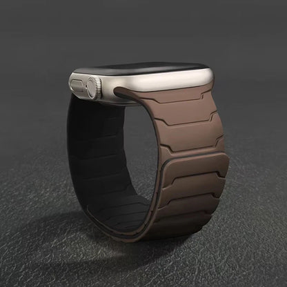 Silicone Magnetic Strap For Apple Watch Band