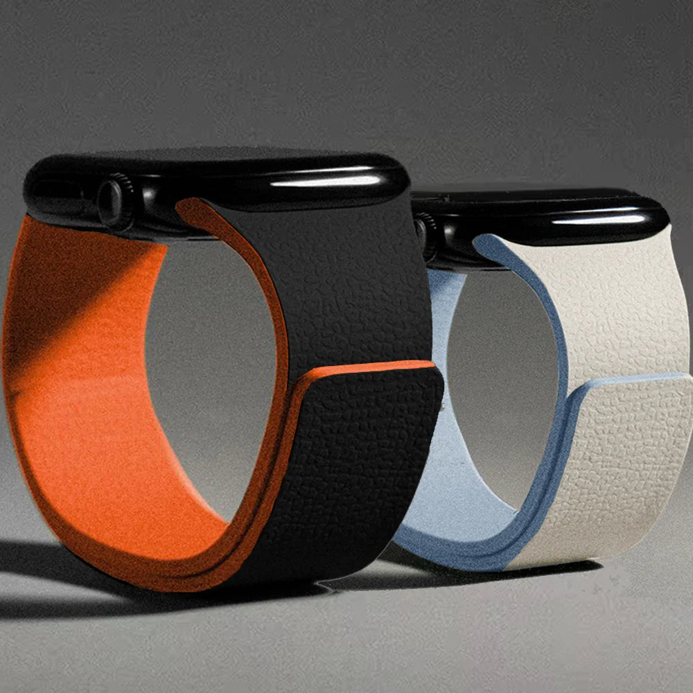 Silicone Magnetic Strap For Apple Watch Band