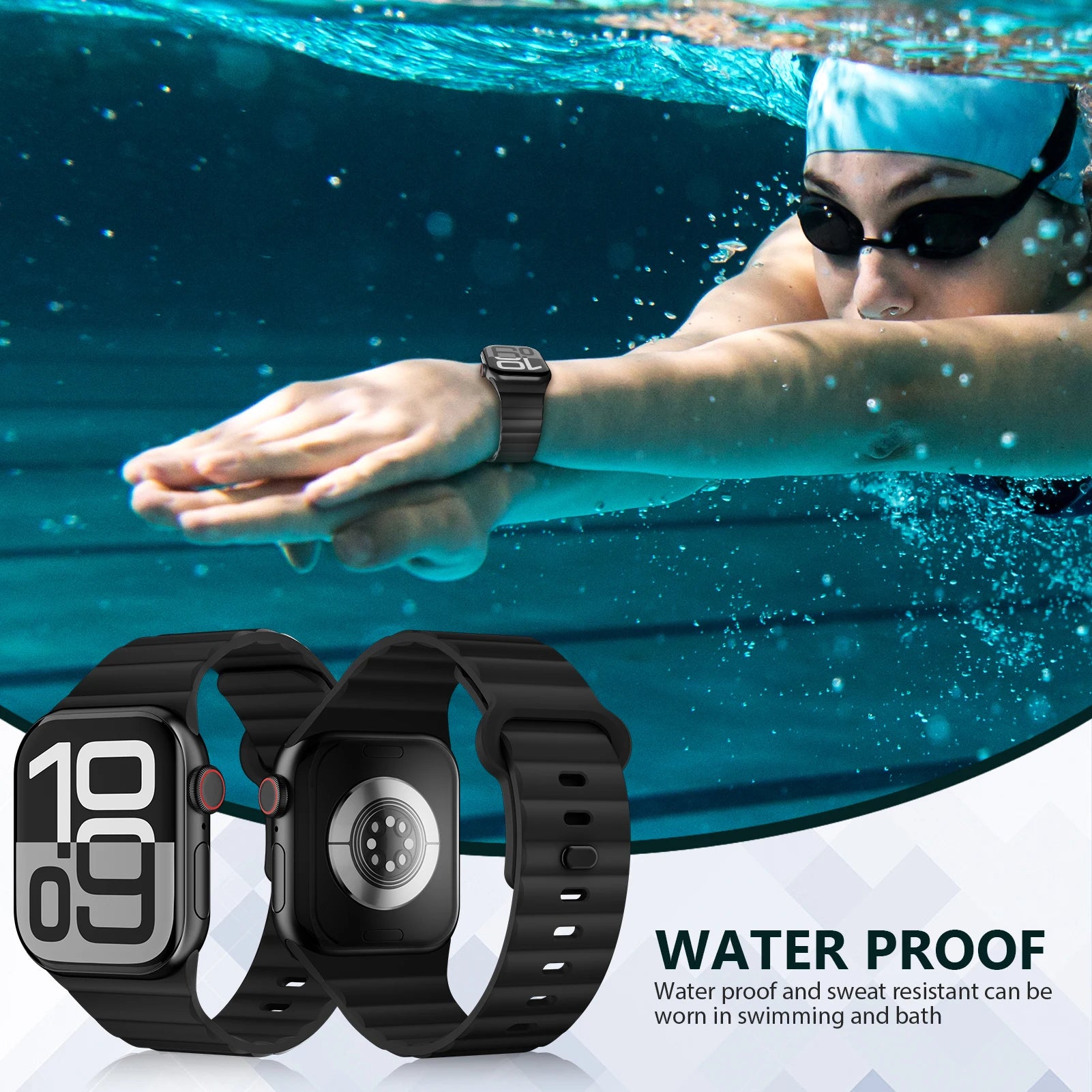 Sport Silicone Strap for Apple Watch