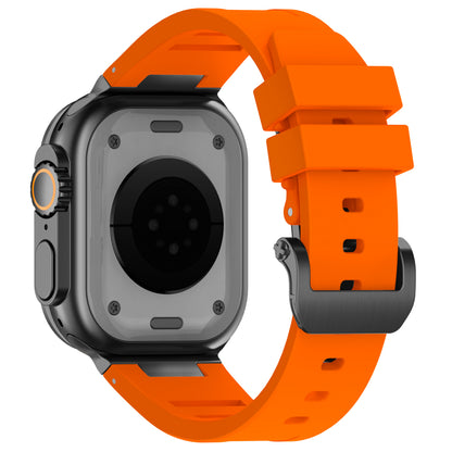Silicone folding buckle Strap For Apple Watch