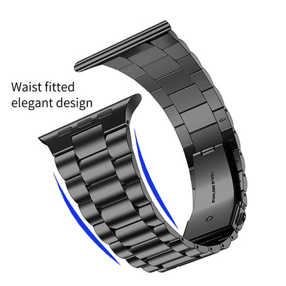 Ultra Thin Stainless Steel Metal Strap for Apple Watch Series 9 45mm 41mm/iWatch 7 6 5 4 3 42 38 44 40mm