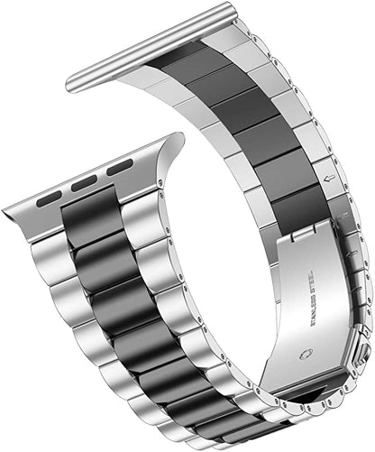 Ultra Thin Stainless Steel Metal Strap for Apple Watch Series 9 45mm 41mm/iWatch 7 6 5 4 3 42 38 44 40mm