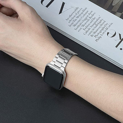 Ultra Thin Stainless Steel Metal Strap for Apple Watch Series 9 45mm 41mm/iWatch 7 6 5 4 3 42 38 44 40mm